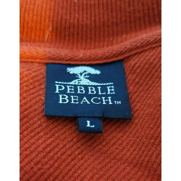 Vintage Pebble Beach Long Sleeved Men’s Pullover - Size L - Picture 7 of 9